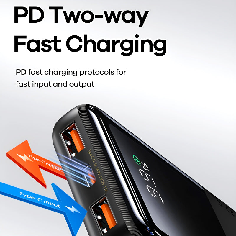 RPP-623 Remax 20000mAh, Multi-Device Compatibility Powerbank (LED, PD20W+QC22.5W Fast Charging)