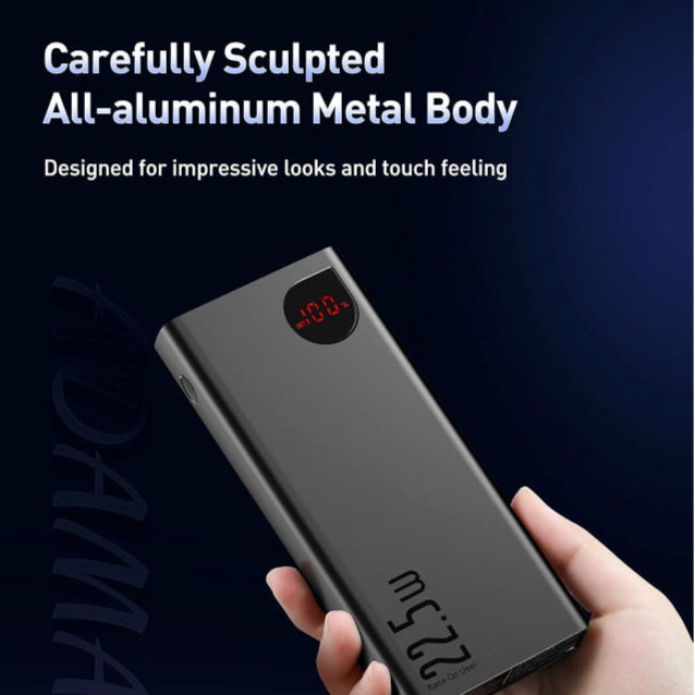 Baseus Adaman 20000mAh, QC Fast Charging Power Bank (PD 22.5W)