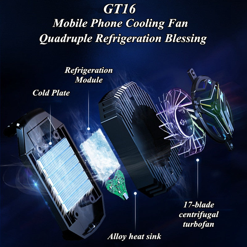GT16 Turbo Alloy Cooling Semiconductor (Soundless)