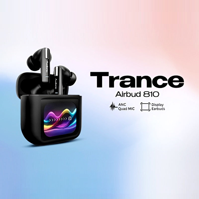 Audionic Trance Airbud 810 (Touch Display, ANC, ENC & 20H Playtime)