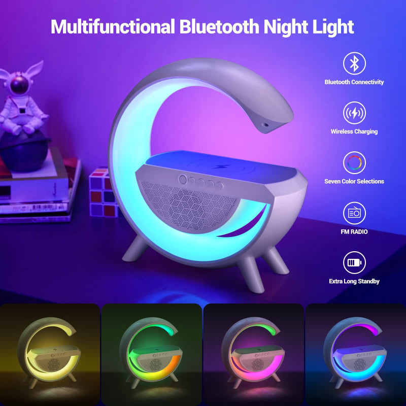 BT-2301 Wireless Phone Charger, Bluetooth Speaker (FM, RGB)