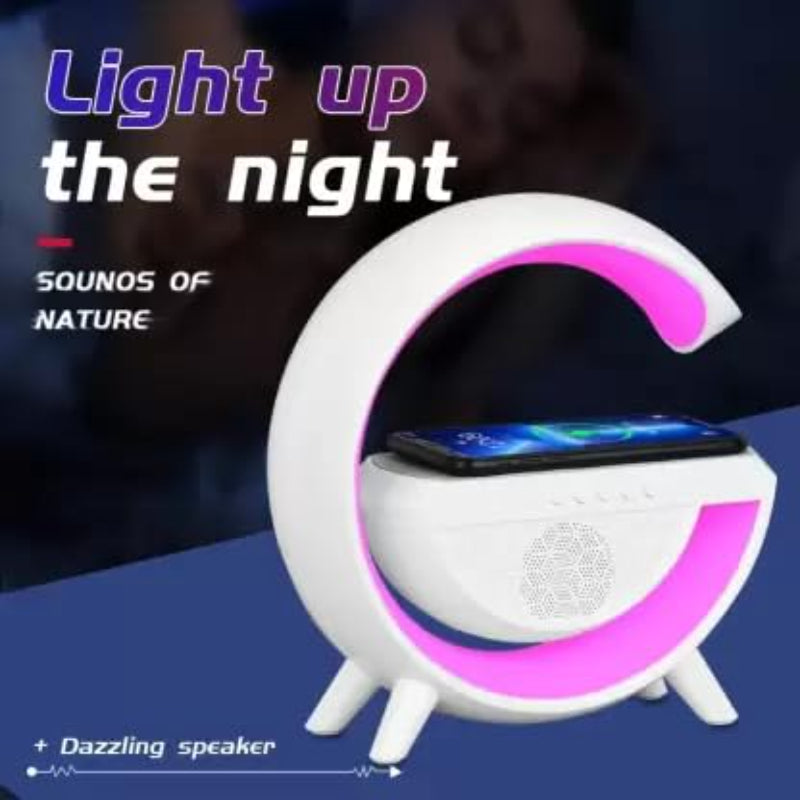 BT-2301 Wireless Phone Charger, Bluetooth Speaker (FM, RGB)