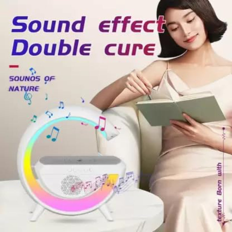 BT-2301 Wireless Phone Charger, Bluetooth Speaker (FM, RGB)