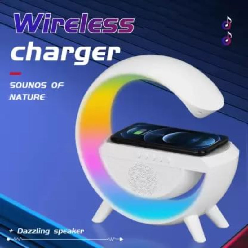 BT-2301 Wireless Phone Charger, Bluetooth Speaker (FM, RGB)