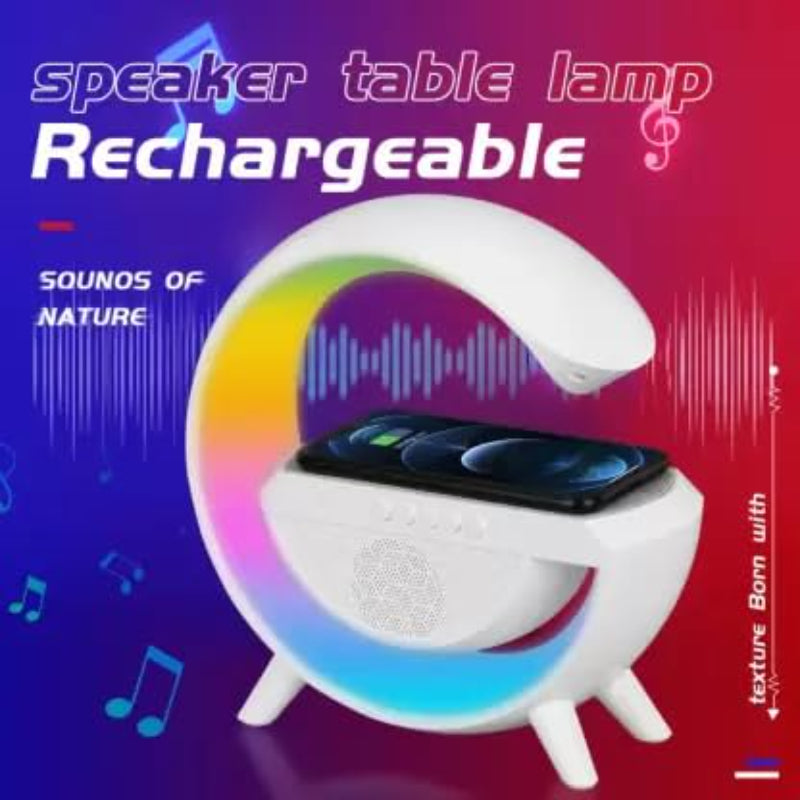 BT-2301 Wireless Phone Charger, Bluetooth Speaker (FM, RGB)