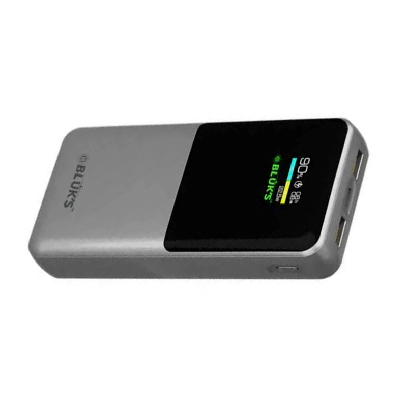 BLUK’S BX-302 20000mAh (22.5W PD Fast Charging, Qualcomm 3.0, Dual USB and LCD)