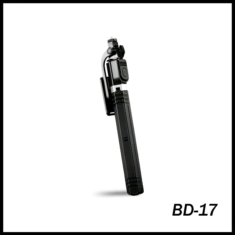 BD-17 Wireless Selfie Stick & Tripod Stand (1.7M, Bluetooth connectivity, foldable)