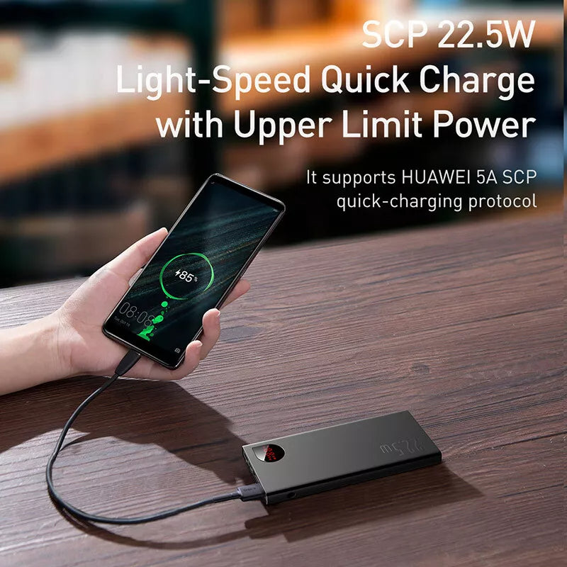 Baseus Adaman 20000mAh, QC Fast Charging Power Bank (PD 22.5W)