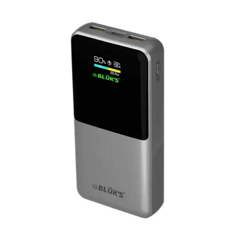 BLUK’S BX-302 20000mAh (22.5W PD Fast Charging, Qualcomm 3.0, Dual USB and LCD)