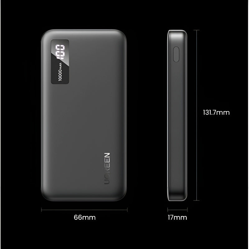 UGREEN PB311 10000mAh, Two-Way Fast Charging, Portable Power Bank (PD 20W)
